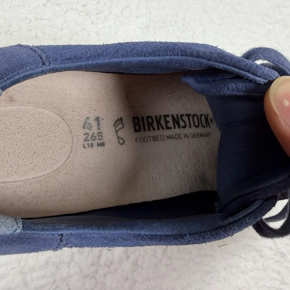 Birkenstock Bend Low Corduroy Indigo Suede Sneakers EU 41 US M8 W10